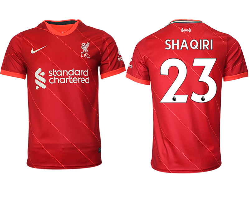 Men 2021-2022 Club Liverpool home aaa version red #23 Soccer Jersey